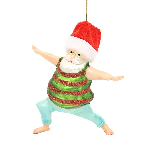 Елочное украшение "Санта-акробат" 13*5,3*14 см, YQ1466026