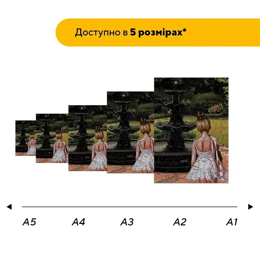 Деревянный фигурный пазл Маленькая Винтер, А1, Картонная коробка 500+ элементов - фото 2