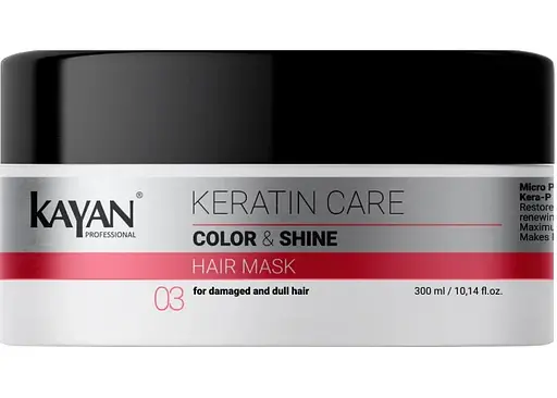 Маска для поврежденных и тусклых волос Keratin care Kayan Professional 300 мл - фото 1
