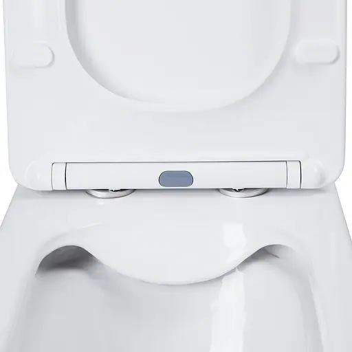 Унитаз-компакт Qtap Nando безободковый с сиденьем Soft-close QT12221222AW - фото 4