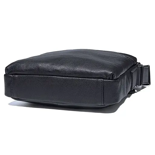 Компактная мужская кожаная сумка на плечо John McDee sum0028348 - фото 4