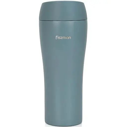 Термокружка Fissman 420 мл сине-зеленая (9888)