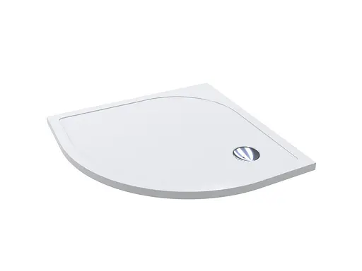 Піддон для душової кабіни Miraggio Madrid 800 з литого мармуру 794x794x31 R550 00413101 Білий - фото 1