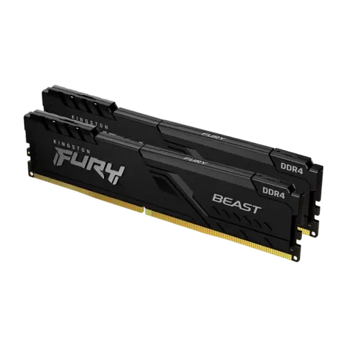 Оперативна пам'ять Kingston Fury 16GB (2x8GB) DDR4 3200MHz Beast Black (KF432C16BBK2/16)