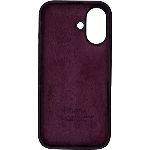 Чехол Silicone Case для Apple iPhone 17 Berry Purple AA [145480] - фото 2