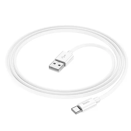 Дата кабель Hoco X87 Magic silicone USB to Type-C (1m) White - фото 5