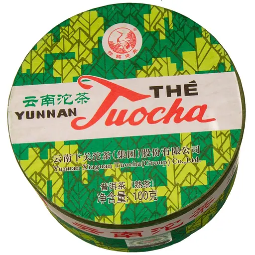 Шу Пу Эр Ся Гуань Сосна и журавль 2016 г., 100 г - фото 3