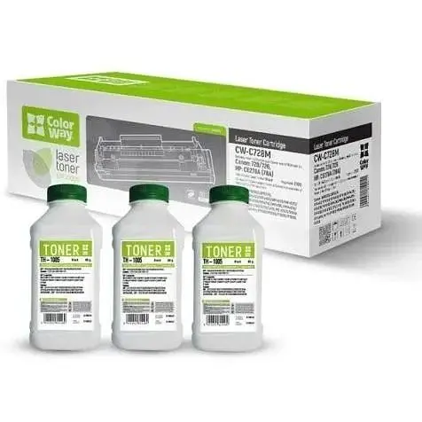 Картридж ColorWay Canon 728 Black teh0024388 - фото 1