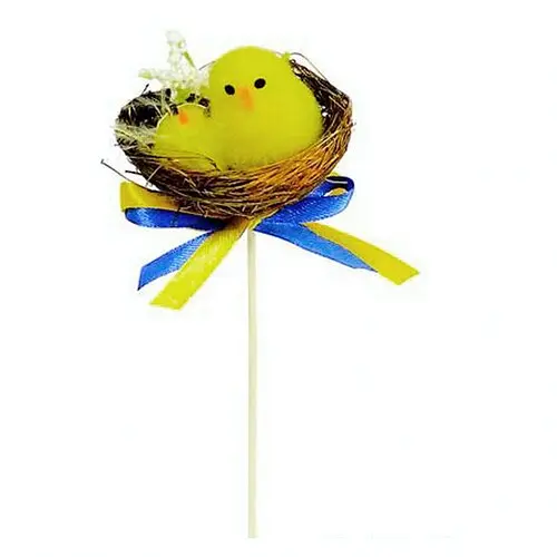 Пасхальный цыплёнок на палочке - фото 1