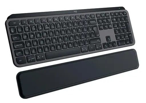 Клавіатура Logitech MX Keys S Wireless Plus Palmrest Graphite (920-011589) - фото 1