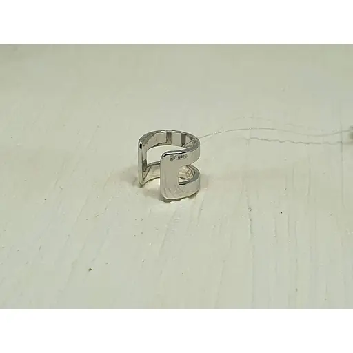 Срібна сережка-кафф на хелікс Dear. 3544С - фото 2