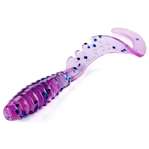Силикон FishUP Fancy Grub 2" #014 - Violet/Blue (10 шт/уп) - фото 2