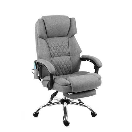 Крісло офісне Markadler Boss 6.0 Grey з масажем