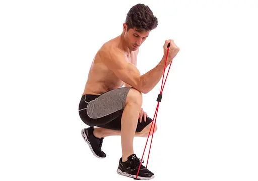 Еспандер тренажер для рук EasyFit Вісімка трубчастий Червоний (EF-3947-R) - фото 3