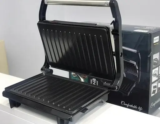 Прижимной контактный домашний электрогриль Rainberg RB-5401 1500 Вт - фото 9