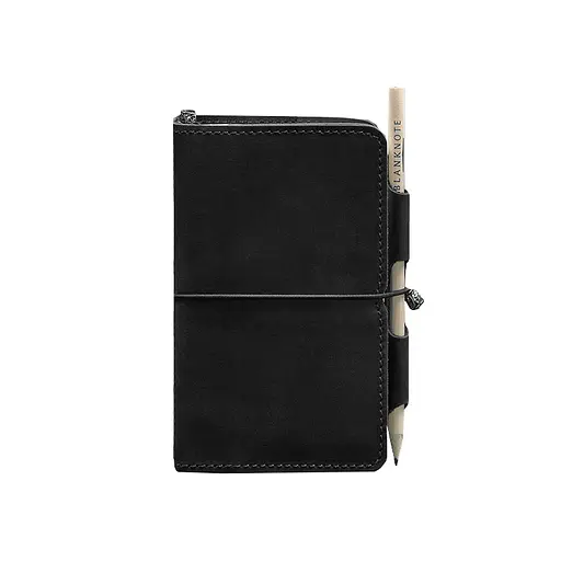 Кожаный блокнот (Софт-бук) 3.0 черный Crazy Horse - фото 7