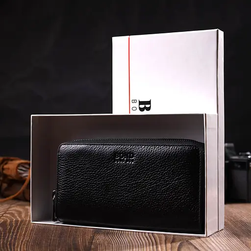 Чоловічий шкіряний клатч Bond 19,5х10х4 см sum0024951 - фото 8