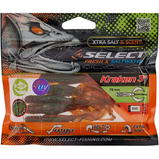 Силикон Select Kraken 3" #085 (5 шт/уп) - фото 2