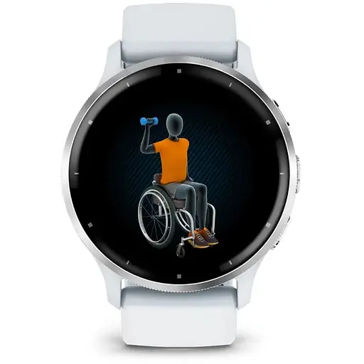 Смарт-часы Garmin Venu 3 Silver Stainless Steel Bezel with Whitestone Case and Silicone Band 010-02784-50 - фото 5