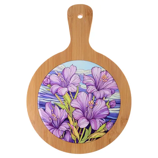 Подставка под горячее Limited Edition Iris с бамбуковой ручкой 19х27 см (B160069)