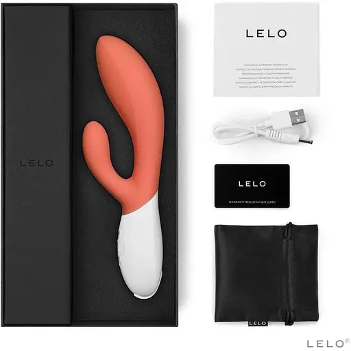 Вібратор-кролик Lelo Ina 3 Coral 10 режимів вібрації - фото 2