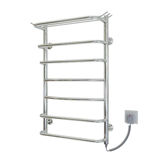 Електрична рушникосушарка Kosser Канна 800x500/7 ЕR рег. ДК02ER, Хром, Праве - фото 1