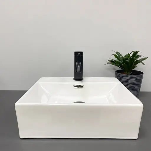 Умивальник VBI Padua 40 white накладний підвісний VBI-012202, Білий - фото 3