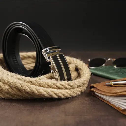 Ремінь шкіряний Vintage чоловічий 115х3,4 см acs0014849 - фото 5