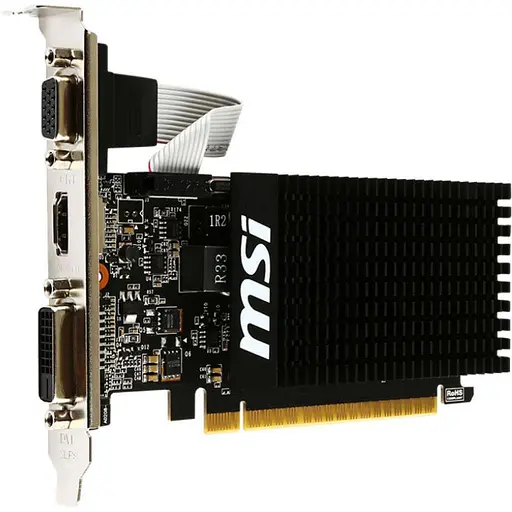 Відеокарта MSI GeForce GT710 1Gb (GT 710 1GD3H LP) Б/В - фото 2
