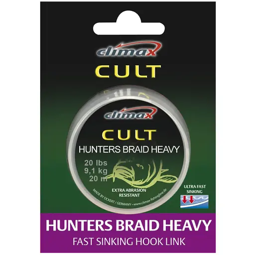 Повідковий матеріал Cli мax Cult Heavy Hunter’s Braid 20 м (weed) 20 lb - фото 2