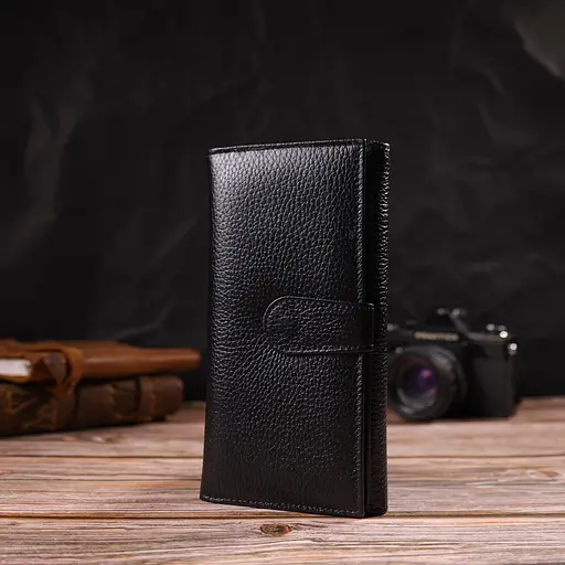 Кожаный кошелек Canpellini 10х19х1.5 см acs0025566 - фото 7