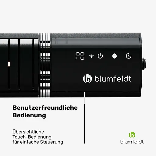 Інфрачервоний обігрівач Blumfeldt Gold Bar Slim (10046347) - фото 6