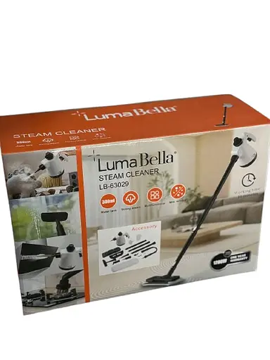 Паровий очищувач LumaBella LB-63029 з насадками 1200Вт Білий - фото 2