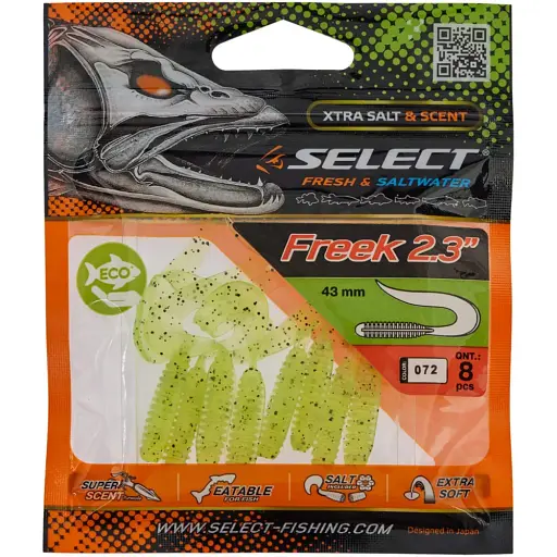 Силикон Select Freek 2.3" #072 (8 шт/уп) - фото 2