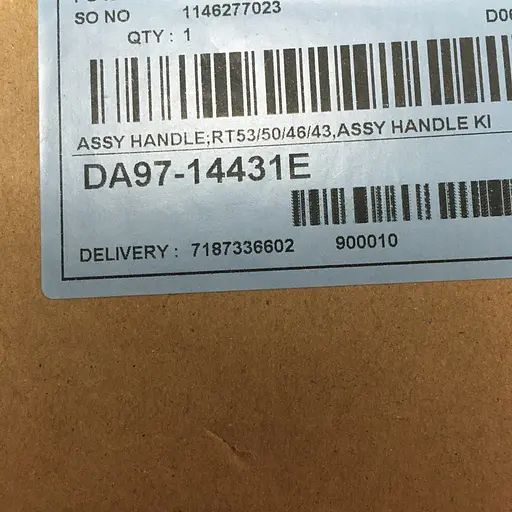 Дверная ручка для холодильника SAMSUNG RT53, RT50, RT46, RT43, DA97-14431E бежевая 2 шт - фото 7