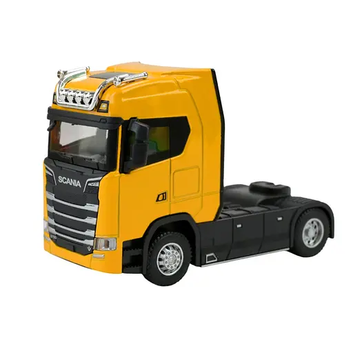 Детский игрушечный трейлер АВТОПРОМ AP7539AB(Yellow) свет, звук - фото 1