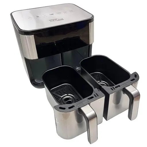 Аерофритюрниця безмасляна Zepline ZP-209 на 2 контейнери по 6л з сенсорним керуванням 4000Вт - фото 3