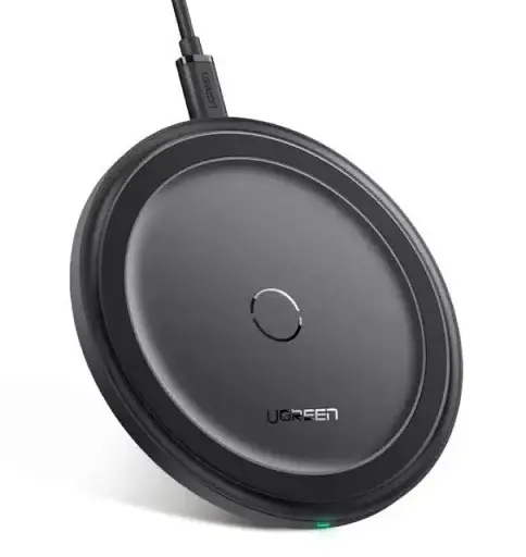 Беспроводная зарядка Ugreen ED032 10W Qi Wireless Charging Pad черная - фото 2