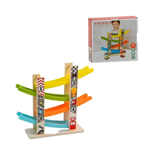 Игровой набор Трек C 44903 с 6 гоночными машинками - фото 2