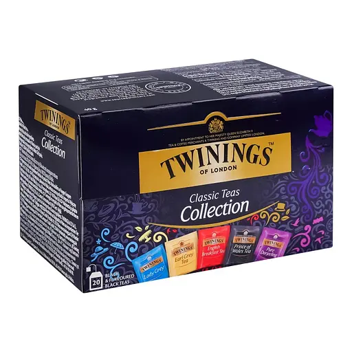 Чай асорті Twinings Класична колекція в пакетиках (20 шт. х 2 г) - фото 2