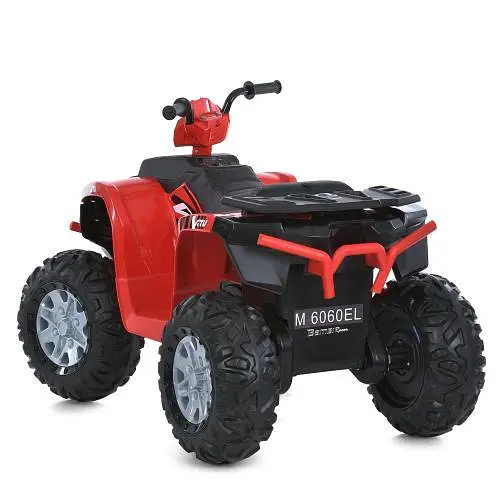 Електромобіль дитячий Bambi Квадроцикл M 6060EL-3 24V на двох 35W моторах з USB та Bluetooth на міцних колесах червоний - фото 6