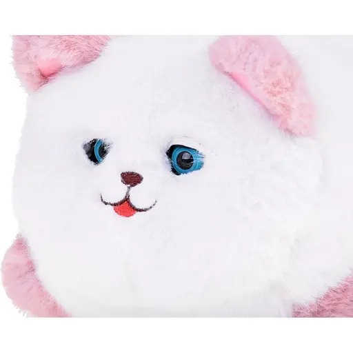 Интерактивная мягкая игрушка AiDA Smart Blinking Cat бело-розовая (AD54081) - фото 11