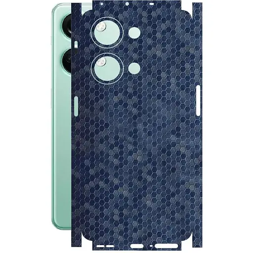 Захисна плівка StatusSKIN для OnePlus Nord 3 Корпус Вініл Соти сині - фото 1