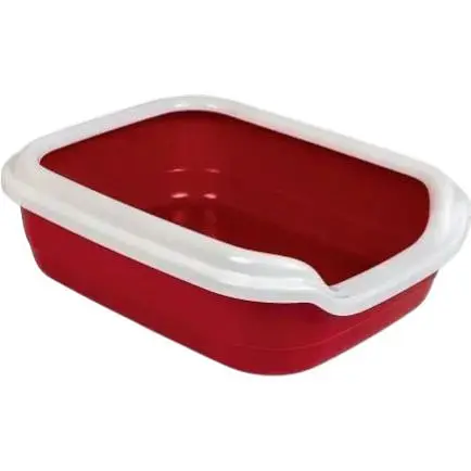 Туалет Природа Comfort L для кошек 49х39х15 см (бордовый) - фото 1