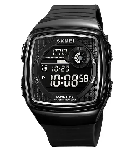Часы мужские наручные спортивные Skmei 2208 (Черный с черным)