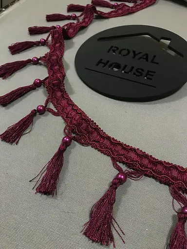 Бахрома бордовая - фото 2