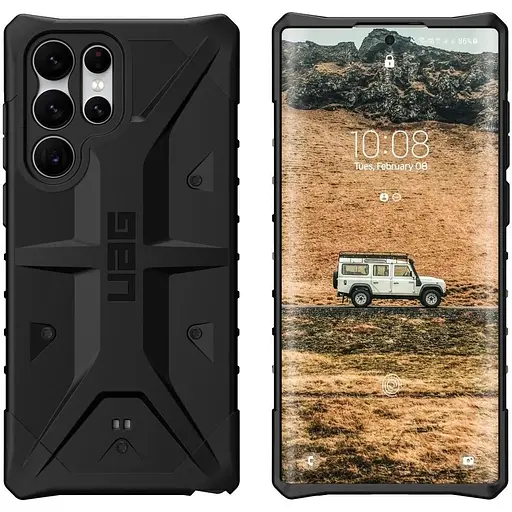 Оригінальний протиударний чохол UAG Pathfinder для Samsung Galaxy S22 Ultra (6.8") Black (213447114040) - фото 9