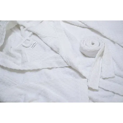 Халат Lotus Home Larna білий S/M (svt-2000022345958) - фото 4