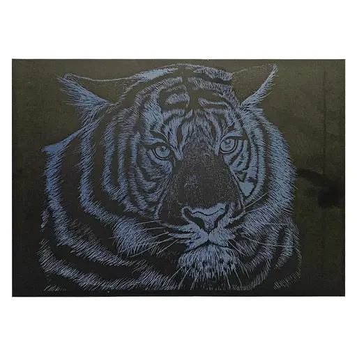 Гравюра А4 "Тигр" ГрА4-5с эконом вариант в пакете 29,7х21 см