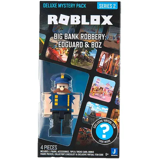 Коллекционная фигурка игровая Roblox Deluxe Mystery Pack Big Bank Robbery Edguard & Boz (ROB0583) - фото 3
